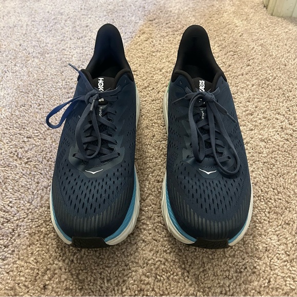 Hoka Clifton 7 Navy Blue Men’s Shoes Size 13 - Picture 2 of 13